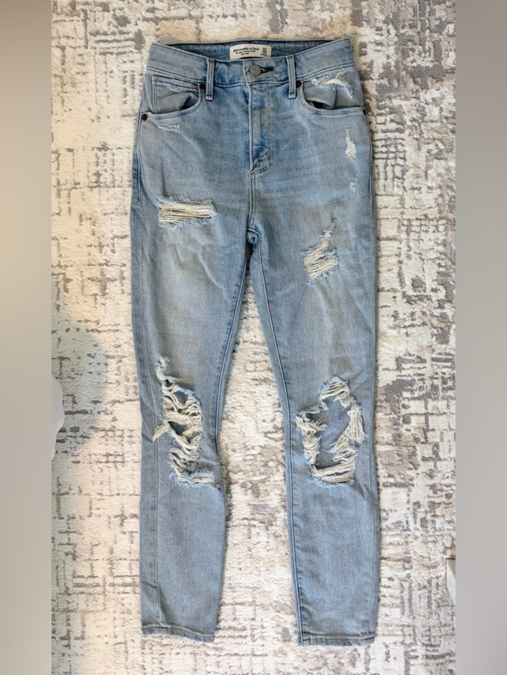 Abercrombie Super Skinny Ankle High Rise Jean Size 24S